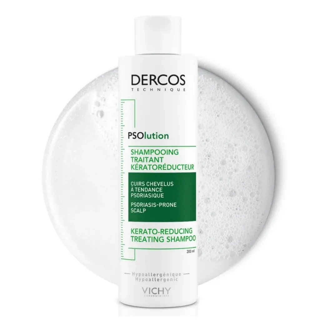 Dầu Gội VICHY Dercos Technique PSOlution Kerato-Reducing Treating Shampoo Giảm Gàu 200ml
